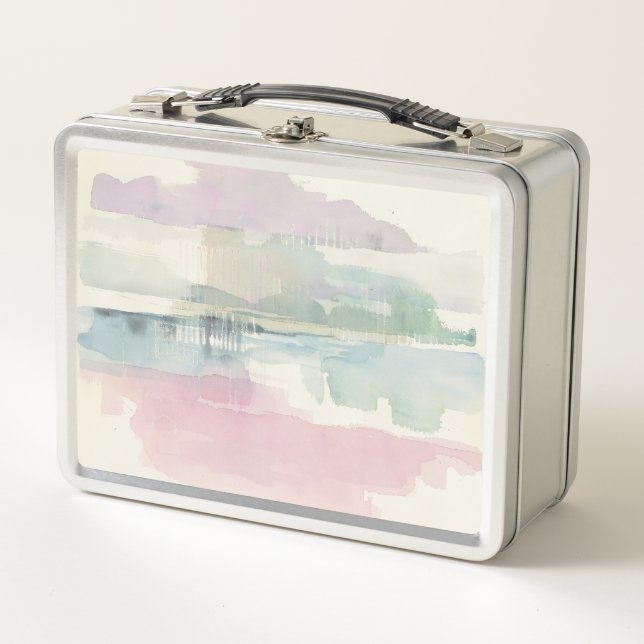 Lifting Fog | In Soft Pastels Metal Lunch Box (Front)