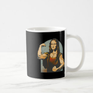 Lifting Mona Lisa Fitness Bodybuilding  Coffee Mug