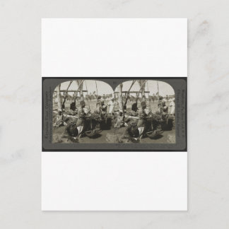 Lifting Water out of the Nile in Egypt circa 1928 Postcard