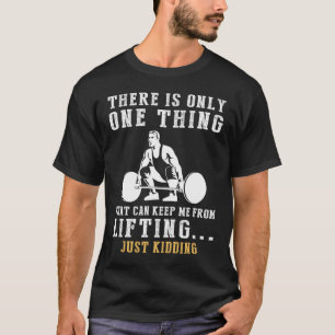 Lifting Weights and Laughing - Flex Your Funny Bon T-Shirt