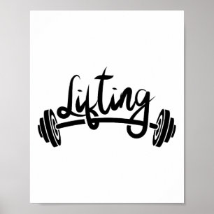 Lifting Workout Lift Gym Weightlifting Poster