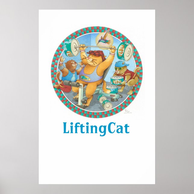 LiftingCat Poster (Front)