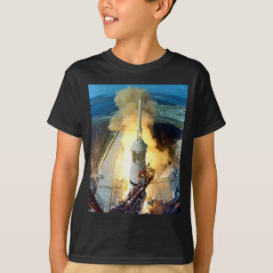 Liftoff of the Apollo 11 Saturn V Space Vehicle T-Shirt