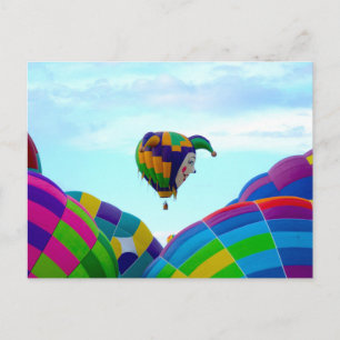 Liftoff, up up and away postcard