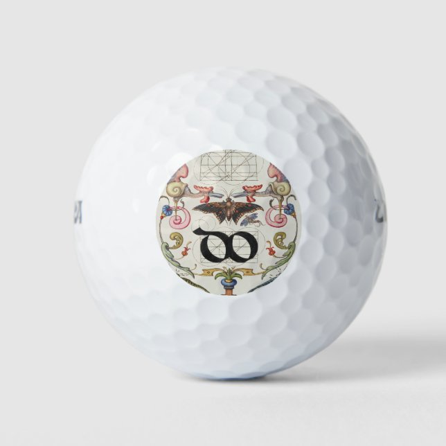 Ligature do from Mira Calligraphiae Monumenta Golf Balls (Front)