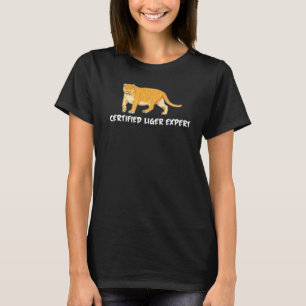 Liger Expert Lion Tiger Wild Zoo Animal T-Shirt