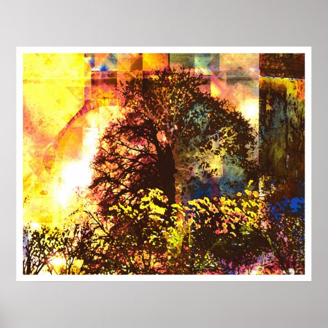 Light Abstract 7: Blessed Life Poster (Front)