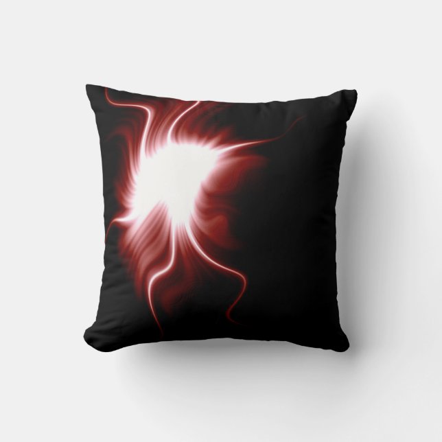 Light abstract art cushion (Front)