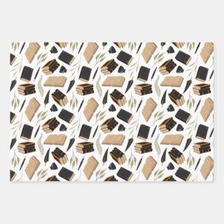 Light Academia Wrapping Paper Sheet