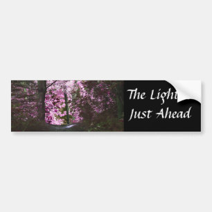 Light Ahead On Path Inspirational Bumper Sticker