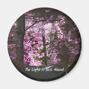 Light Ahead On Path Inspirational Magnet