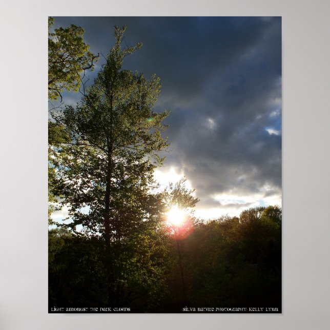 Light Amongst The Dark Clouds Poster (Front)