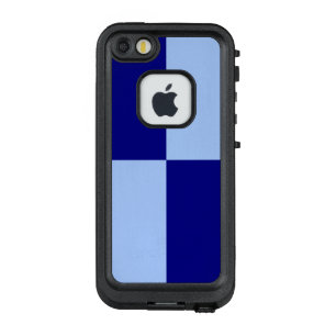 Light and Dark Blue Rectangles LifeProof FRÄ’ iPhone SE/5/5s Case