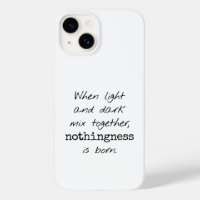 Light And Dark iPhone Case