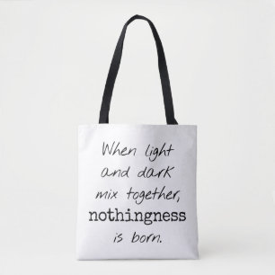 Light And Dark Shoulder Tote Bag