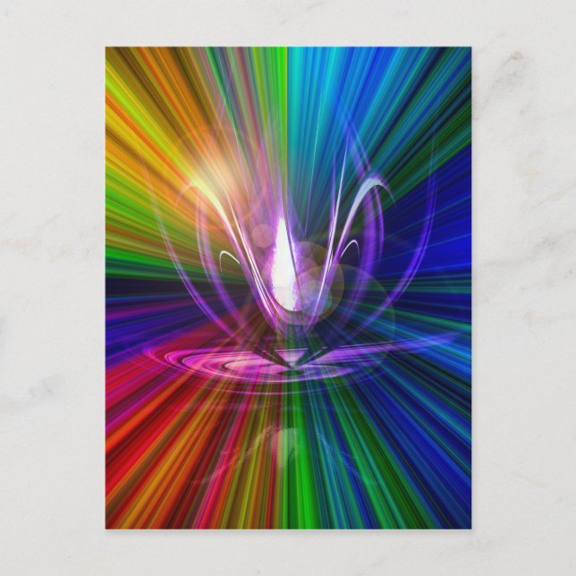 Light and energy is magic 2 postcard (Front)