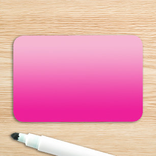 Light and Hot Pink Ombre Blank Name Tag