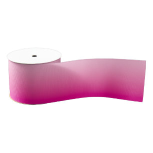 Light and Hot Pink Ombre Grosgrain Ribbon
