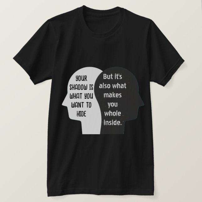 Light and Shadow Self t-shirt design (Design Front)