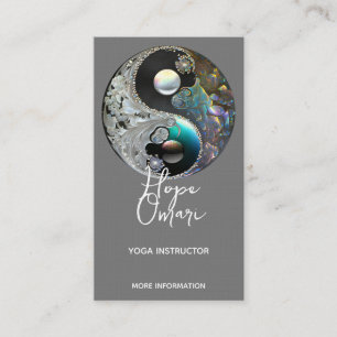 Light and Shadow Yin Yang Business Card