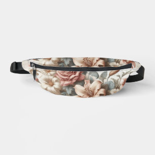 Light Antique Floral Perfection Bum Bags