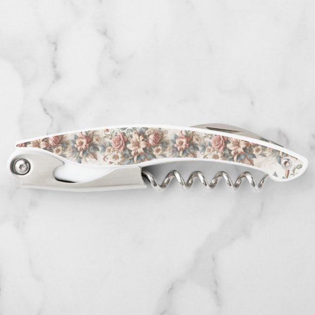 Light Antique Floral Perfection Corkscrew (Front)