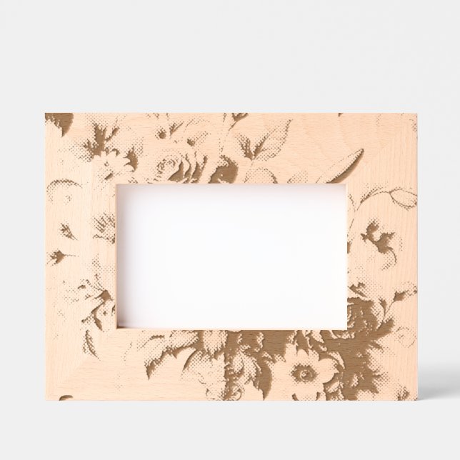 Light Antique Floral Perfection Etched Frames (Front)
