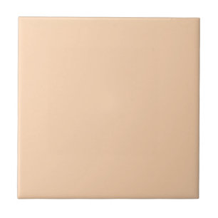 Light Apricot Solid Colour Ceramic Tile