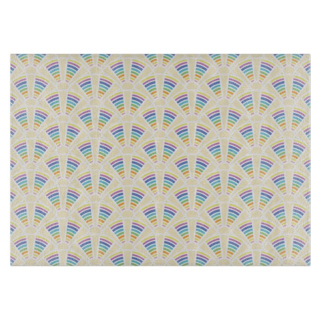 Light Arches Glass Cutting Board (Front)