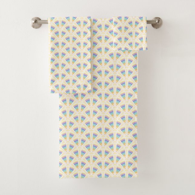 Light Arches Towel Set (Insitu)