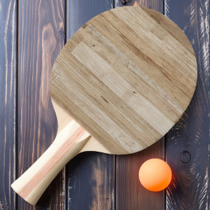 Light Ash Wood Ping Pong Paddle