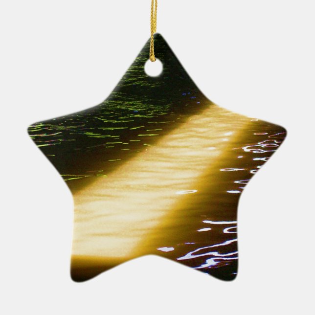 Light at end of the Tunnel: Sunlight Spectrum Ceramic Ornament (Front)