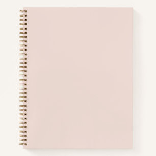 Light Ballet Slippers Pink Solid Colour Notebook