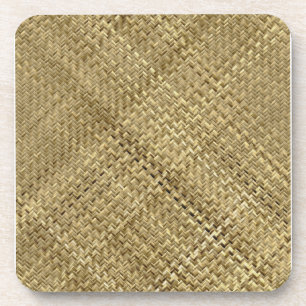 Light Basket Weave Coaster