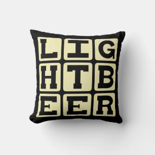 Light Beer, Healthy Cerveza Cushion
