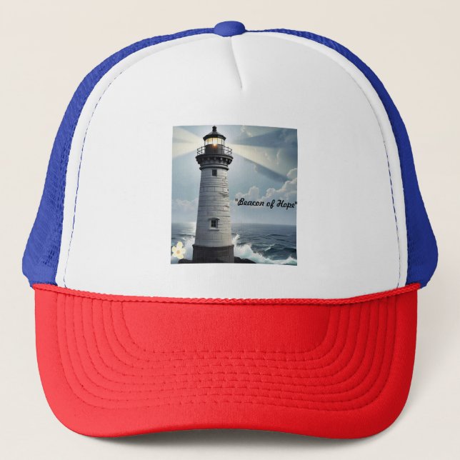 "Light Beyond Waves" Trucker Hat (Front)