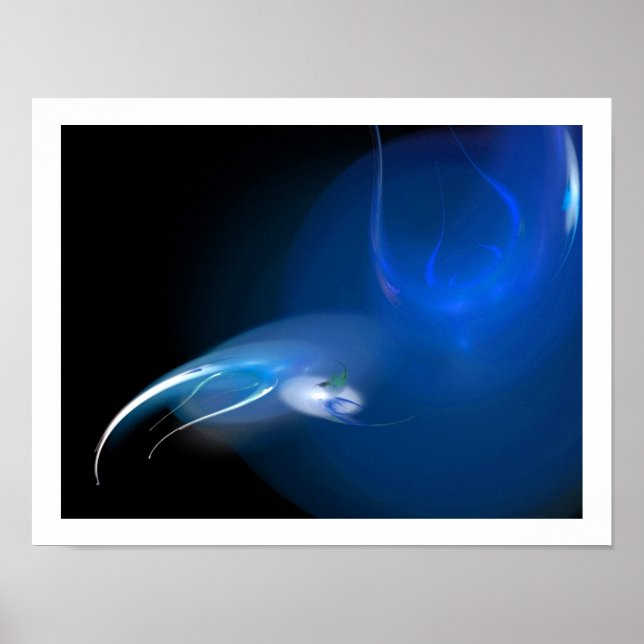 LIGHT BIRD IN BLUE POSTER (Front)