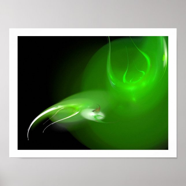 LIGHT BIRD IN GREEN POSTER (Front)