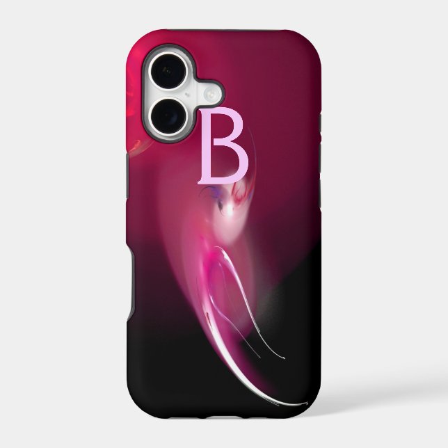 LIGHT BIRD IN PINK FUCHSIA  MONOGRAM (Back)