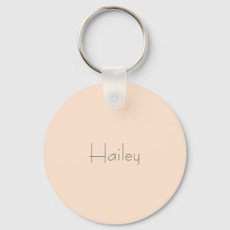 Light Bisque Personalised Keychain