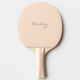 Light Bisque Personalised Ping Pong Paddle