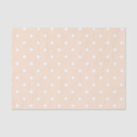 Light Bisque Polka Dots