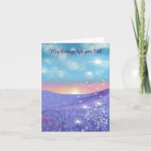 Light blessings card