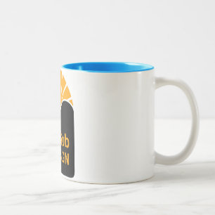 Light Blue 15 oz Two-Tone Mug