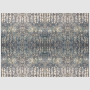 Light Blue Alligator Leather Animal Print Tissue Paper