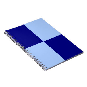 Light Blue and Dark Blue Rectangles Notebook