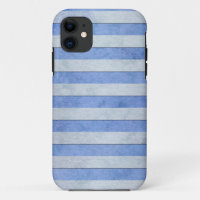 Light Blue and Grey Watercolor Stripes Pattern