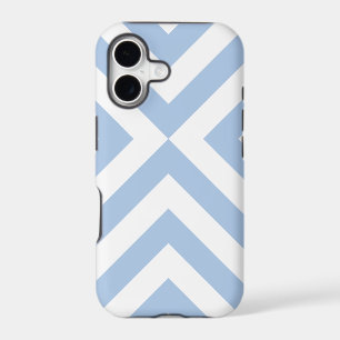 Light Blue and White Chevrons iPhone 8/7 Plus Case