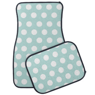 Polka Dot Car Floor Mats Zazzle Com Au