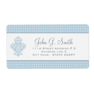 Light Blue And White Polka-Dot Pattern Template